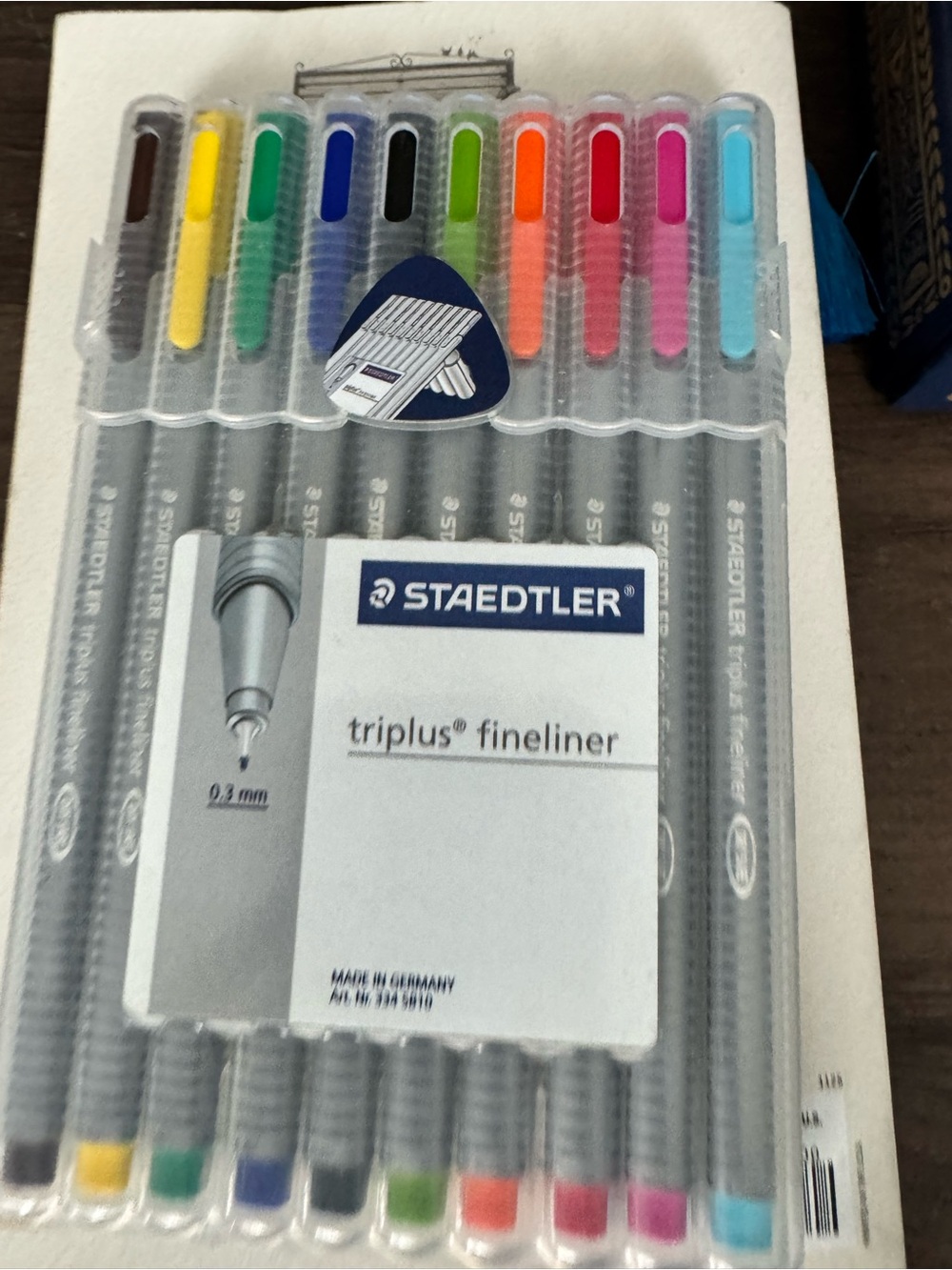 STAEDTLER triplus fineliner 0.3mm Colored Pen Set - Multicolor